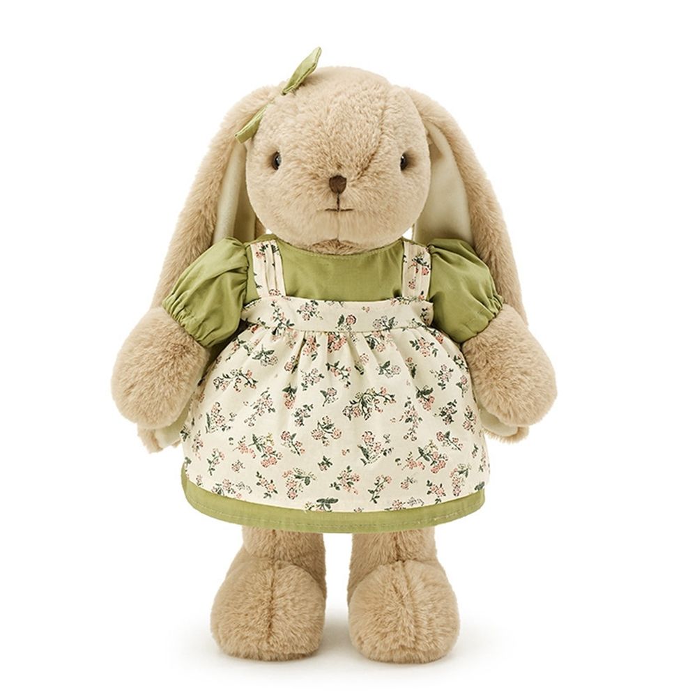 Rabbit Stuffed Animal Plush Toy, Adorable Long-Eared Bunny Doll with Unique Soft Texture, 11.8 Inch Hand-Sewn PP Cotton Cushion, Perfect for Birthdays and Home Occasions White