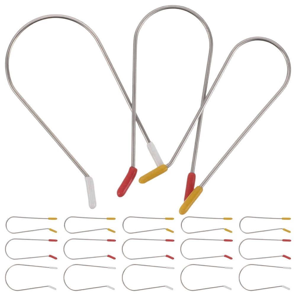 U Shaped Heated Hair Roller Clips, 24 Pcs Multi-Color Styling Tools for Daily Hair Curling