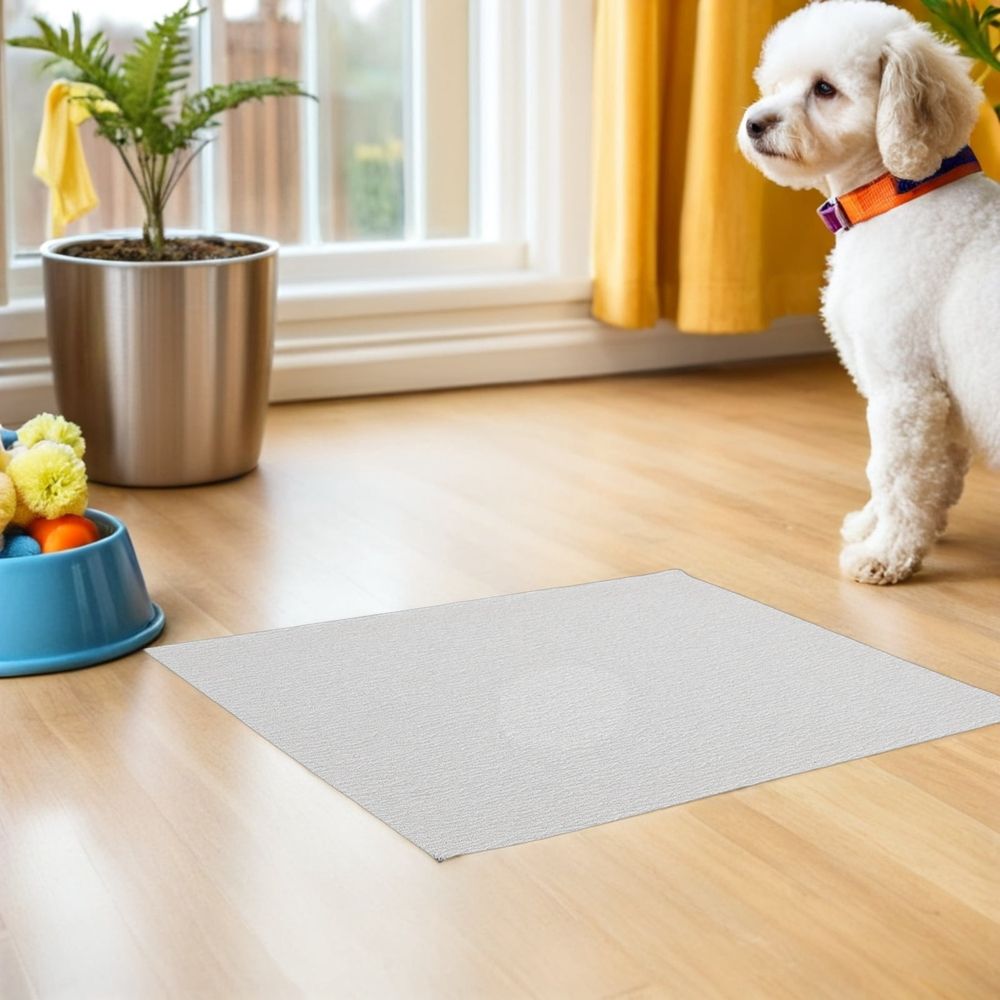 6Pcs Self Adhesive Dog Nail Sandpaper Pads White Replacement Scratch Board for