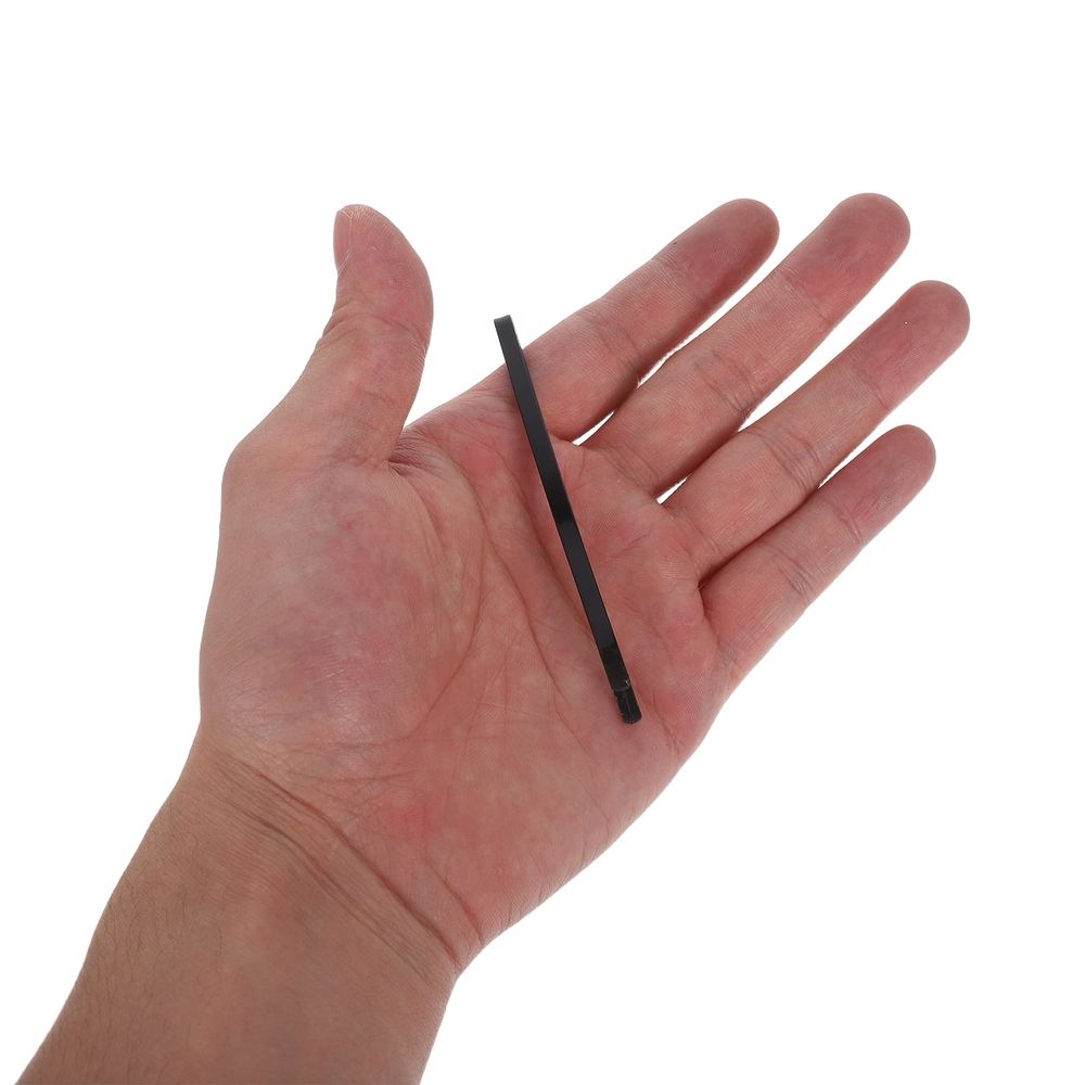 Curved Black Alloy Bobby Pins for Thick Hair Styling and Secure Hold, 100 Pieces Hair Accessories