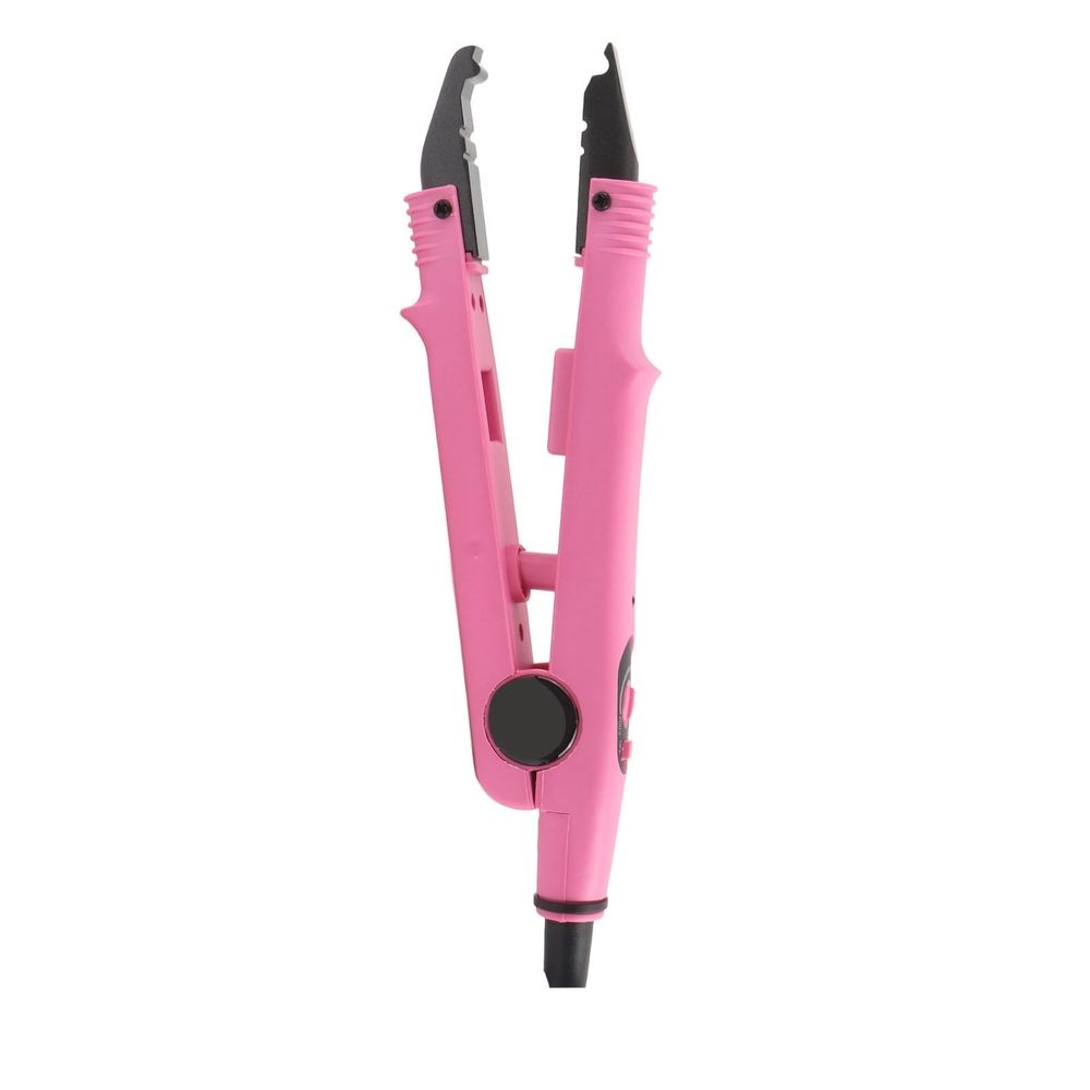 Hair Extension Iron Temperature Change Heated Connector Machine Keratin Tool 110‑240VUS Plug