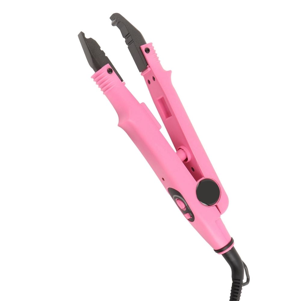 Hair Extension Iron Temperature Change Heated Connector Machine Keratin Tool 110‑240VUS Plug