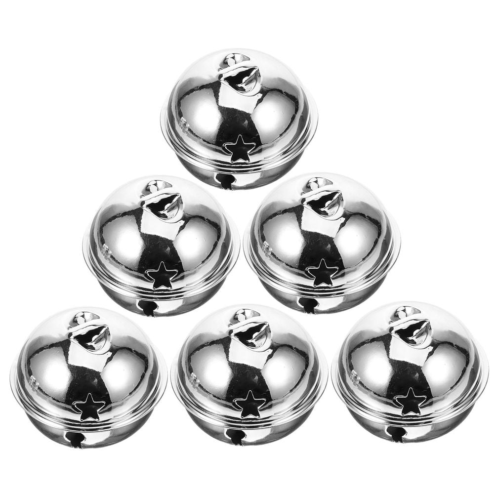 Christmas Jingle Bells Bulk Silver Craft Bells for Holiday Festival Decorations