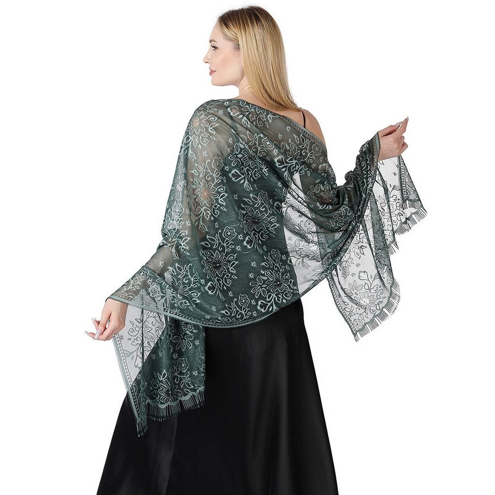 Lace Shawls and Wraps for Evening Dresses Scarfs for Women  Wedding Formal Shawl