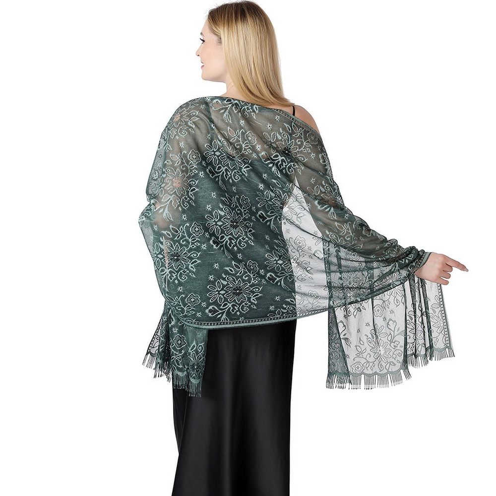 Lace Shawls and Wraps for Evening Dresses Scarfs for Women  Wedding Formal Shawl