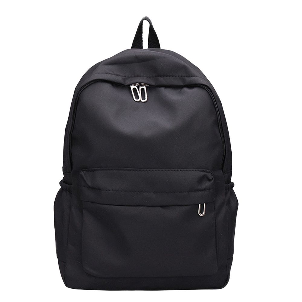 Backpack,Solid Color Basic Plain Design, Lightweight Casual Nylon Bookbag, Waterproof Travel Bag Compatible with Laptops, Daypack for Everyday Style