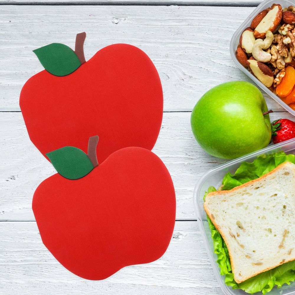 Red Apple Paper Napkins Unique Design for Back to School Party Use 100Pcs