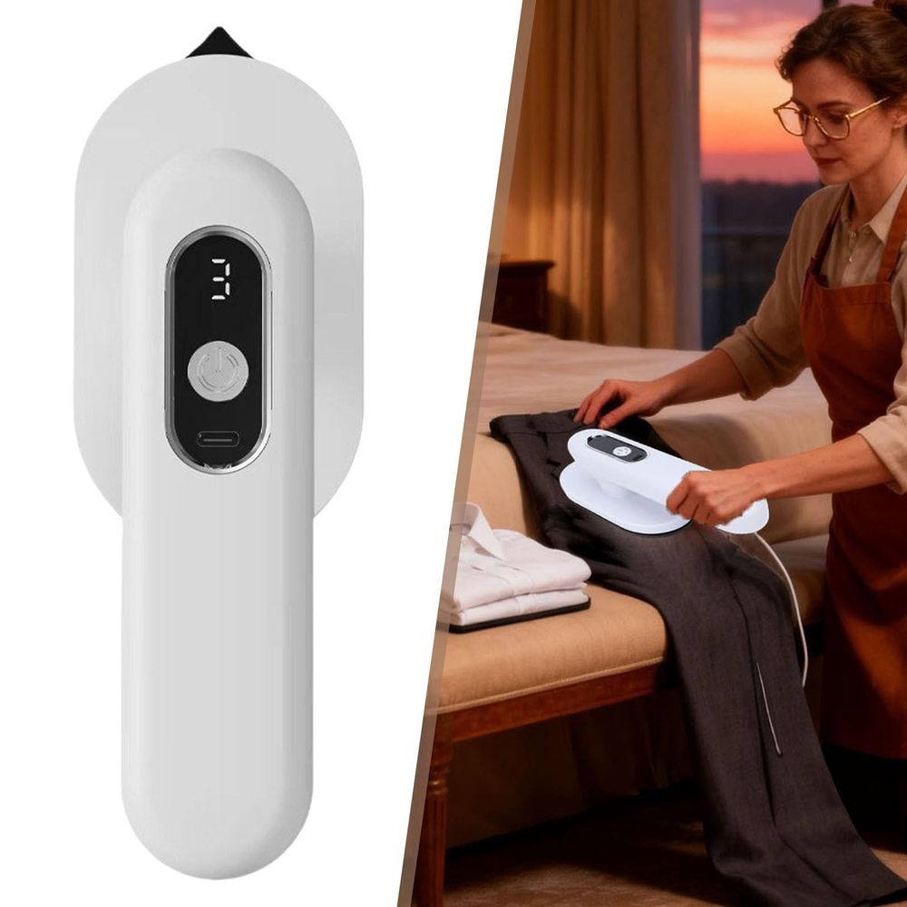 Portable Handheld Clothes Steamer, Cordless Iron, Usb Rechargeable, Portable Steamer for Travel Iron, Clothes Wrinkle Remover, Home Garment Care, Sewing Accessory