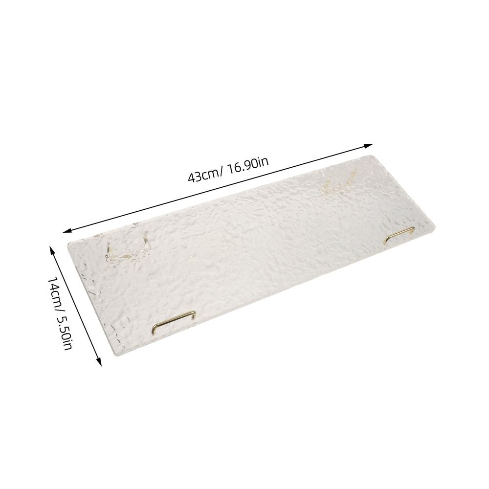Clear Acrylic Computer Keyboard Stand for Desk with Elevated Airflow Ventilation and Modern Style