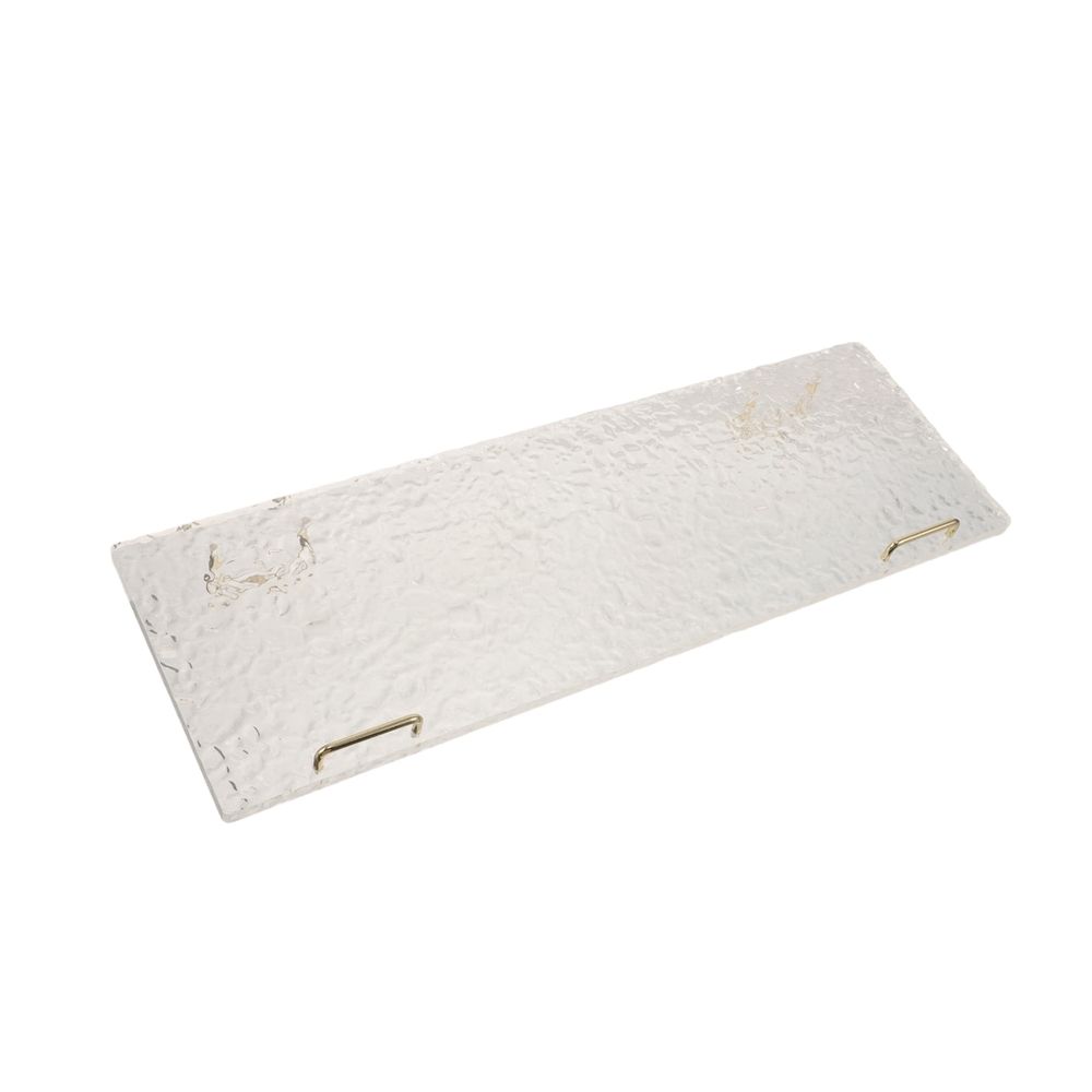 Clear Acrylic Computer Keyboard Stand for Desk with Elevated Airflow Ventilation and Modern Style