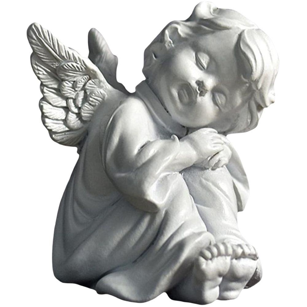 Ornaments Angel Resin Garden Statue Figurine Fairy Angel Sculpture Home Decoration Desk Accessories