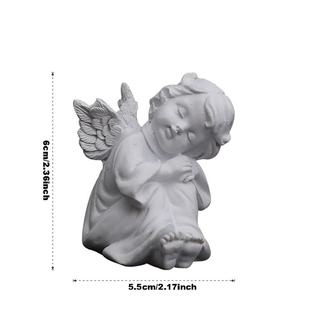 Ornaments Angel Resin Garden Statue Figurine Fairy Angel Sculpture Home Decoration Desk Accessories