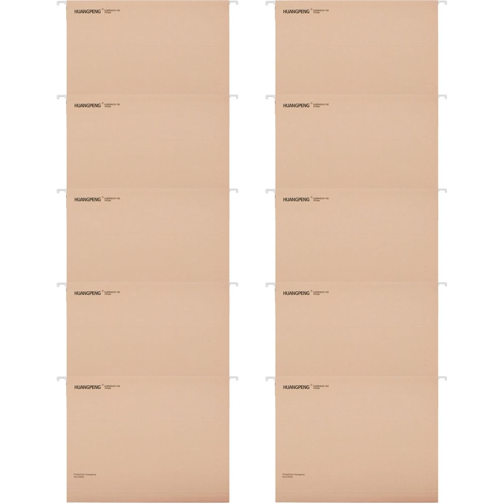 10 Pack Letter Size Suspension Hanging Folders, 12.12×9.4in Taupe Neutral File Organizer, 1/5 Cut Tab Expandable Drawer Document Storage For Workplace, Designed for Bulky Files