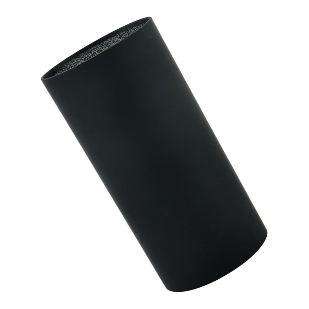1Pc Practical Cutter Holder Black Plastic Storage Stand for Kitchen Tool Organization
