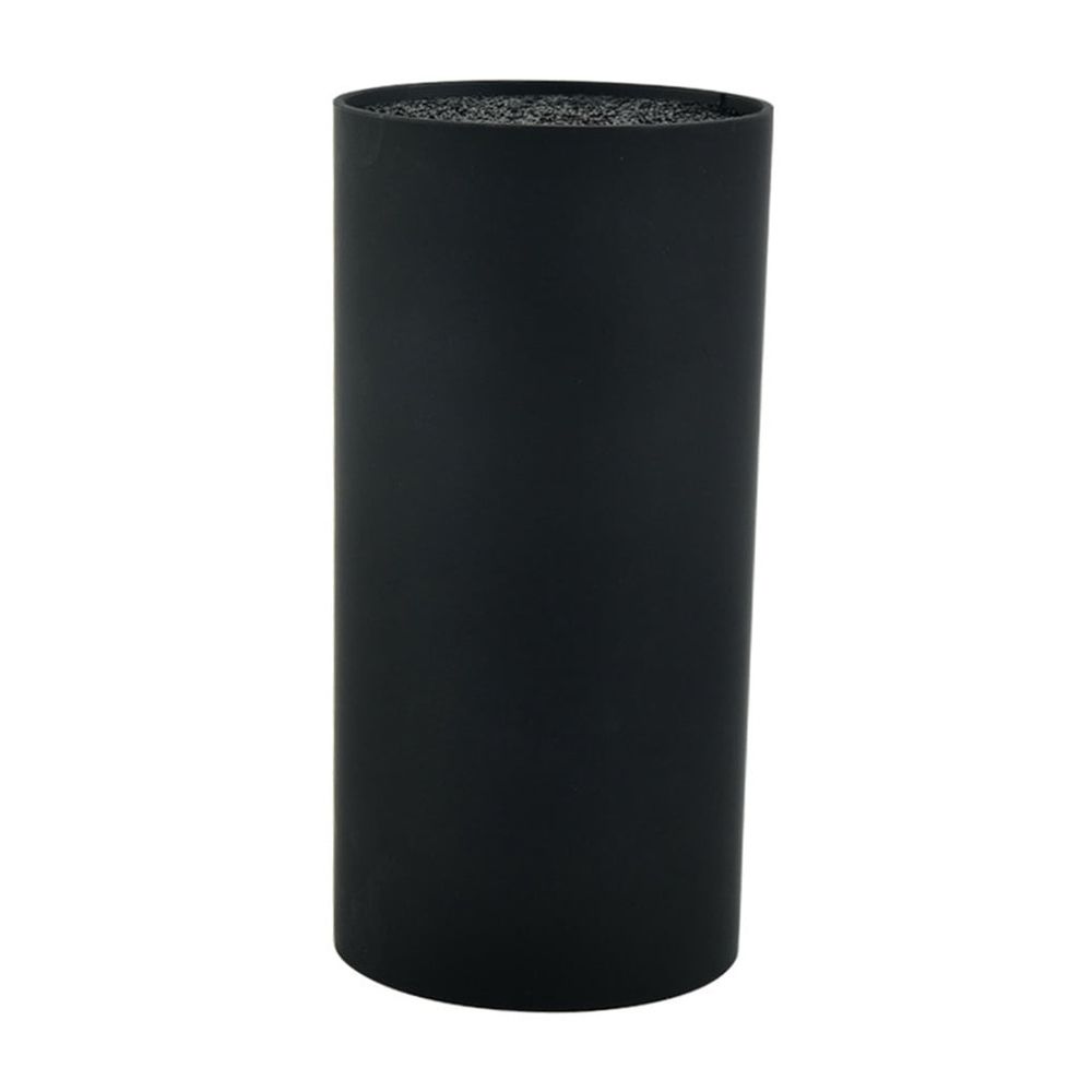 1Pc Practical Cutter Holder Black Plastic Storage Stand for Kitchen Tool Organization