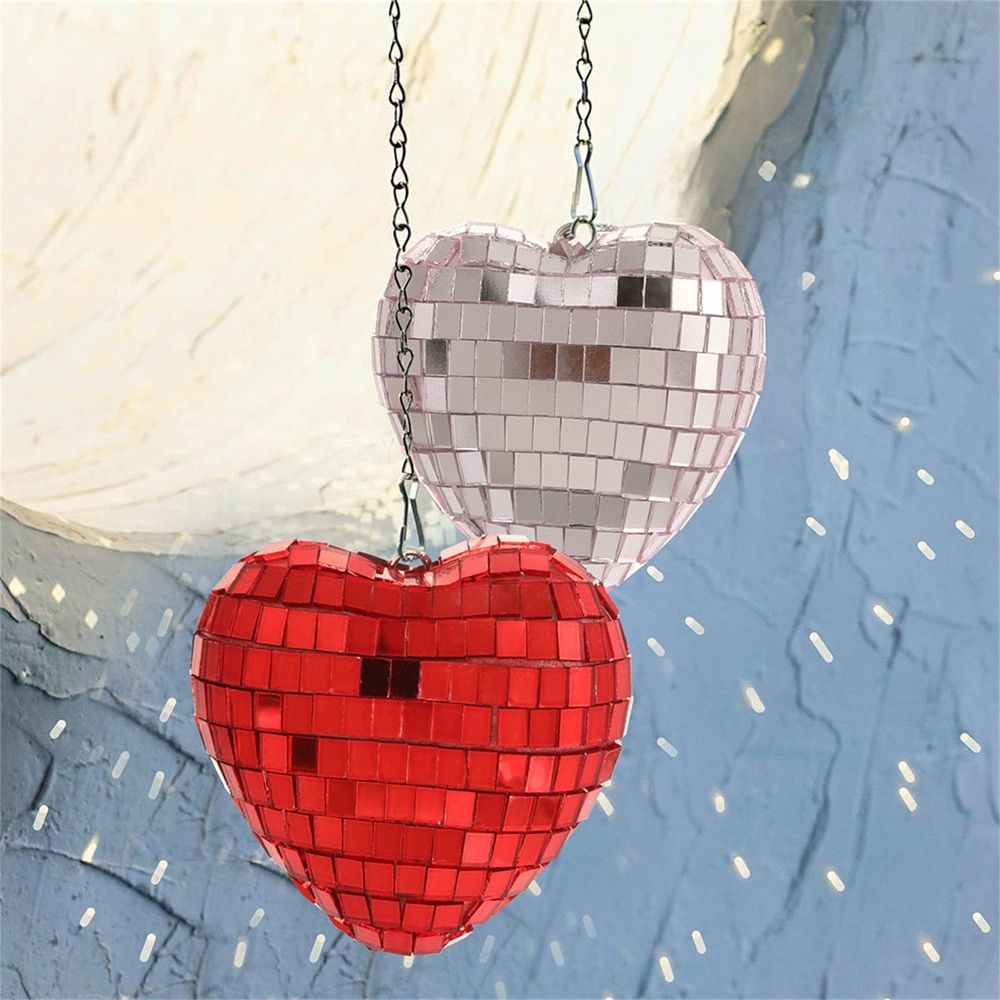 Sales Today Only 12Pcs Valentine Decorations Heart Ornaments Romantic Valentine's Day Gifts