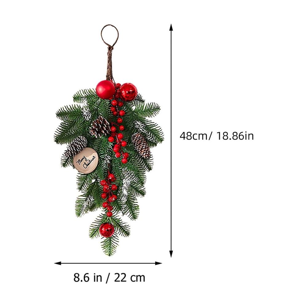 Assorted Color Pet Christmas Swag for Decoration Use with Plastic Balls