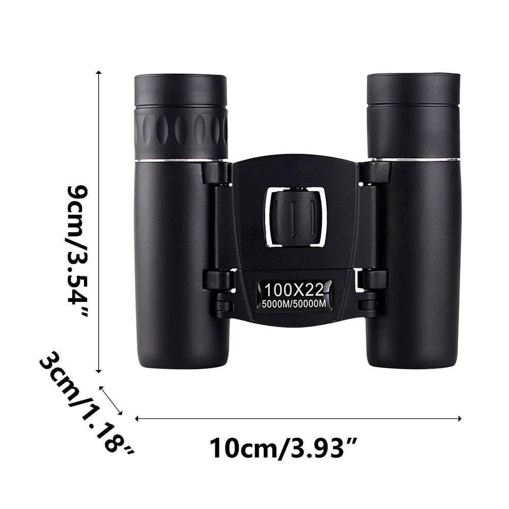 Compact Binoculars, Small Pocket Binoculars Clear View, Lightweight Foldable, for Bird Watching Opera Hiking Hunting Travel Concert