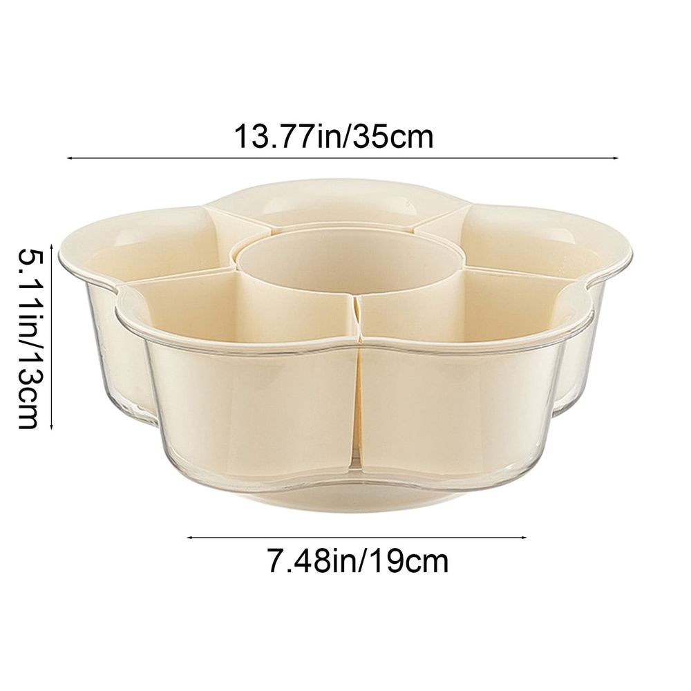 Divided Serving Tray, Hot Pot Ingredient Tray, Portable Snackle Veggie Tray for Kitchen/Party/Travel/Picnic