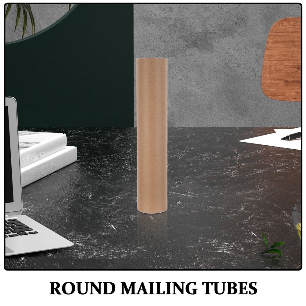 Durable Mailing Tubes, Light Brown ABS, Perfect for Storing Documents