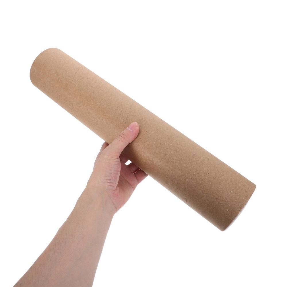 Durable Mailing Tubes, Light Brown ABS, Perfect for Storing Documents