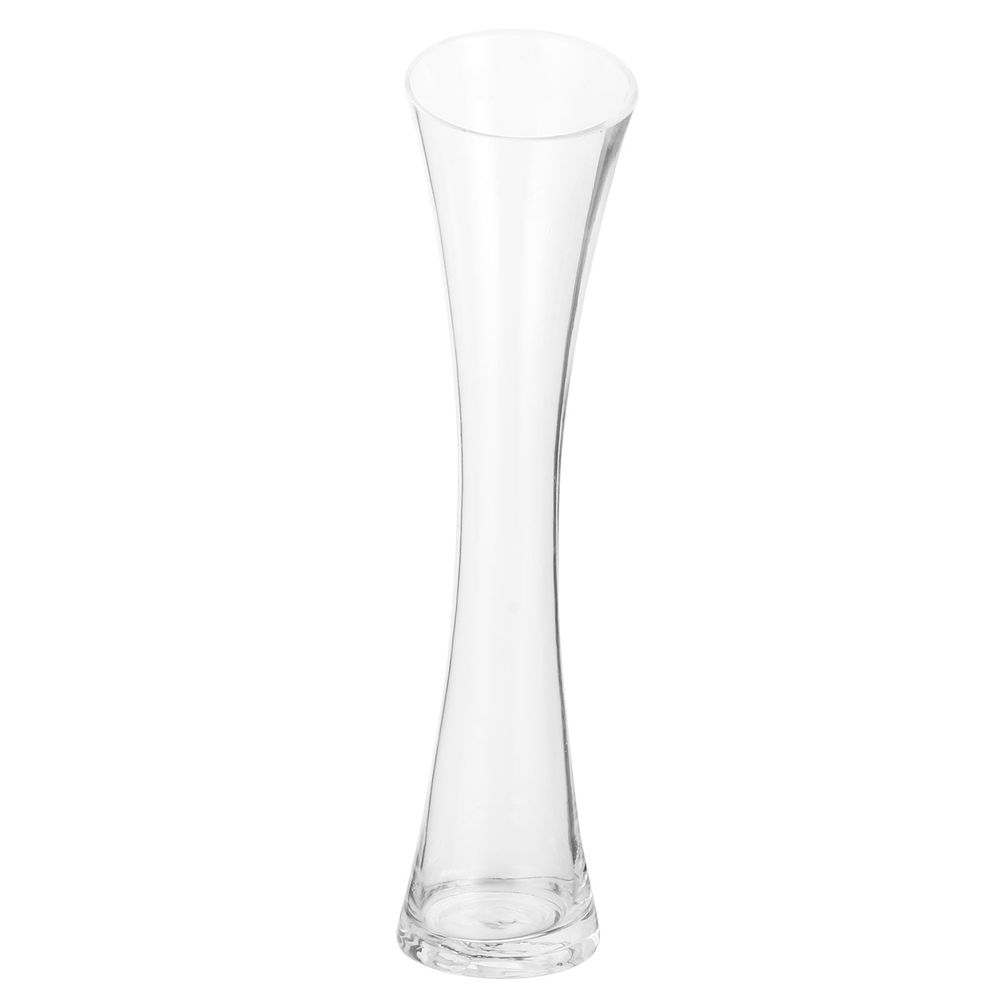Tall Glass Vase for Flowers, Dry Floral Arrangement Container, Desktop Holder, Centerpiece Planter, Terrarium for Home and Party Decor