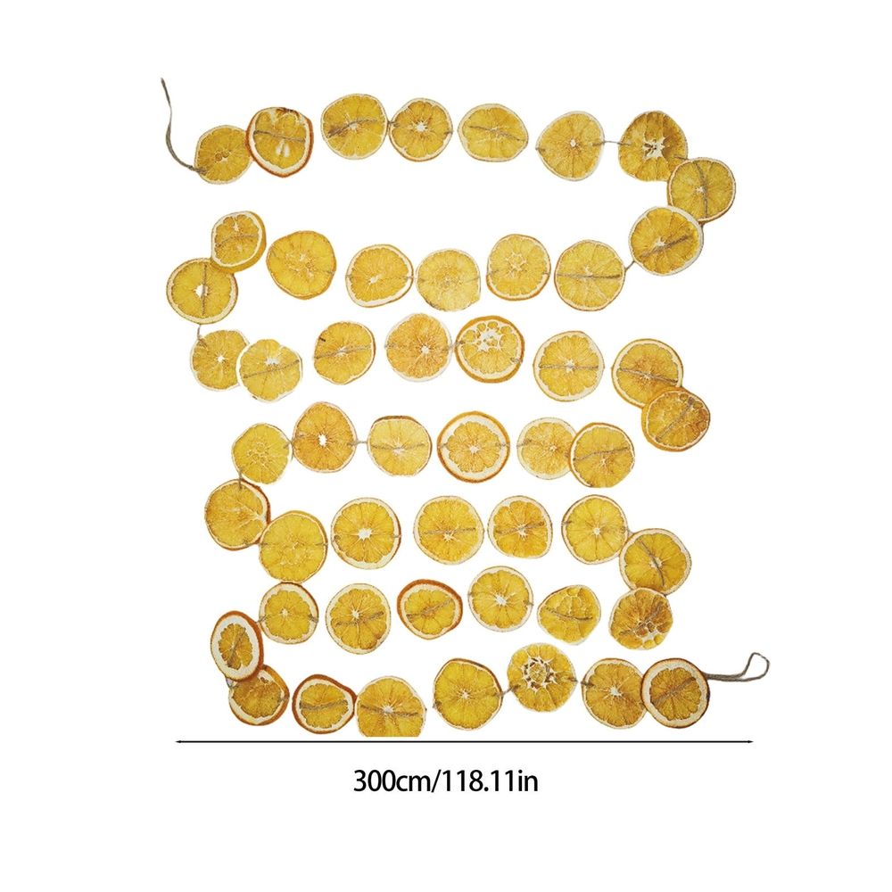 Dried Orange Slice 118Inch Natural Christmas Decor Rustic Farmhouse Tree Fireplace Mantle Holiday Wedding Party Eco Friendly Decoration Clearance