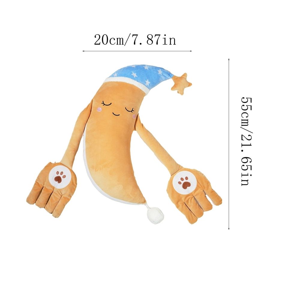 Plush Patting Companion Doll with Remote Control, Soft Cuddle Sleep Soother with Rhythmic Patting Hands, Calming Comfort Toy for Bedtime, Nap & Relaxation, Thoughtful Gift for New Families