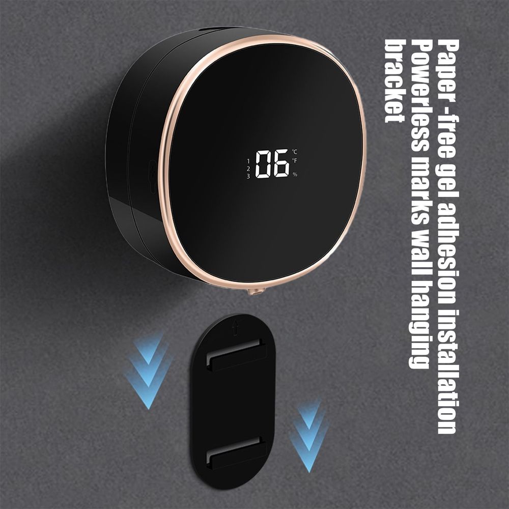 Automatic Wall-Mounted Liquid Soap Dispenser with Touchless Sensor, Adjustable Dispensing Speeds, Easy No-Drill Installation, Foam Production, Perfect for Home, Office, Hotel & Public Spaces