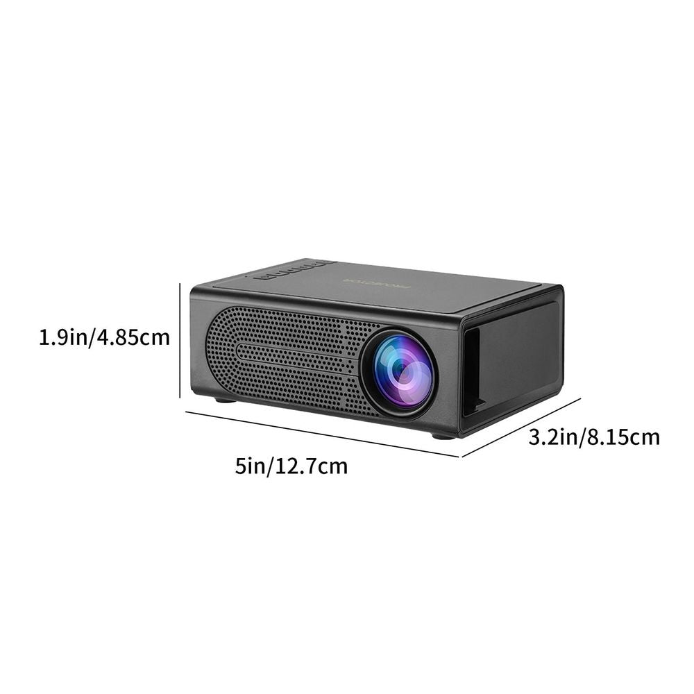 Mini Home Theaters Projector, Portable Mini LED Projector, 1080P HD with Wired Phone Mirroring & /USB/Audio Multi-Interface Support