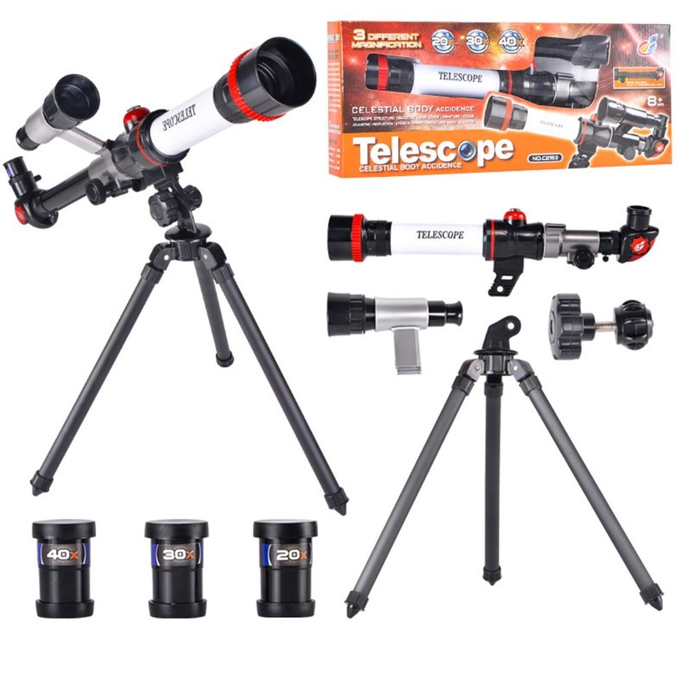 Telescope with Star Finder - 17.1 x 7.8in 20x to 40x Magnification for Beginners, Includes Tripod & Mobile Mount