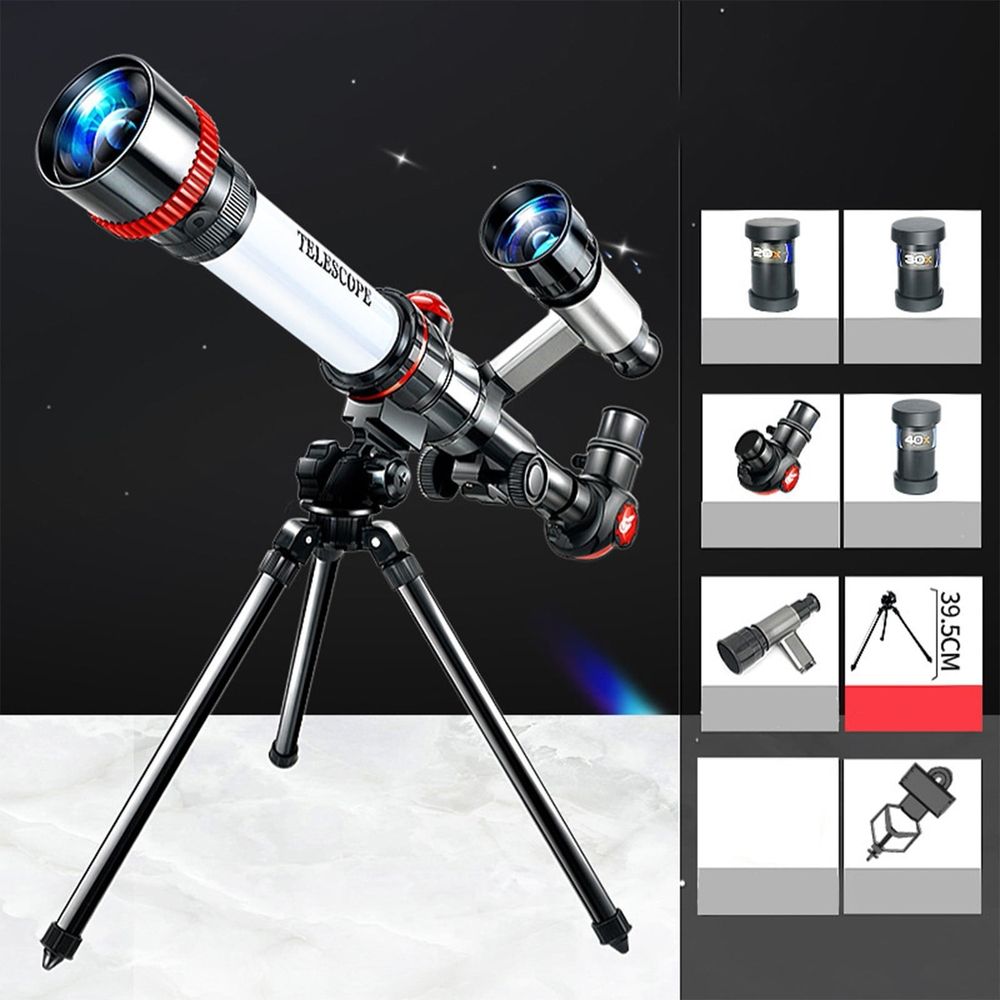 Telescope with Star Finder - 17.1 x 7.8in 20x to 40x Magnification for Beginners, Includes Tripod & Mobile Mount