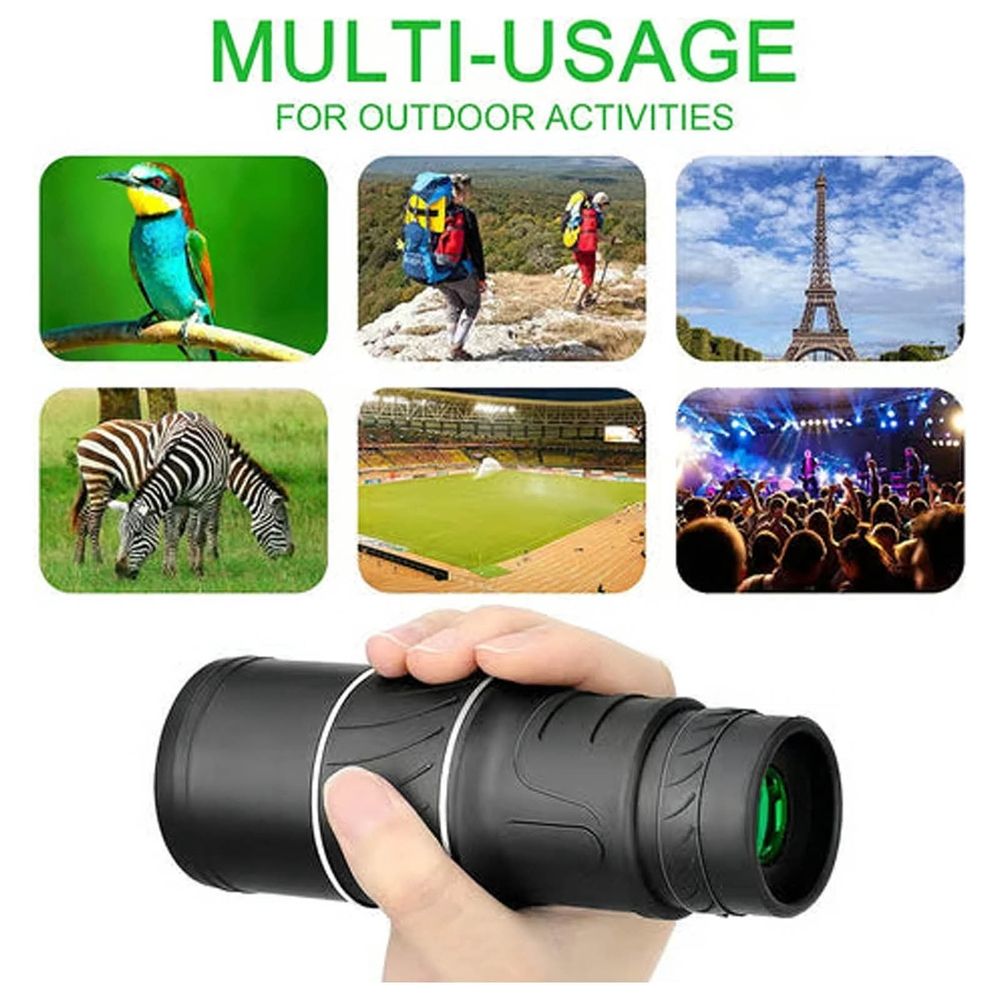 See The Unseen 16x52 Monocular Bifocal Optical Telescope For Long Range Binoculars 7x50 Binocular Neck Straps Binoculars for Deer Backyard Baseball 21  Binoculars Telescope Binoculars Compact