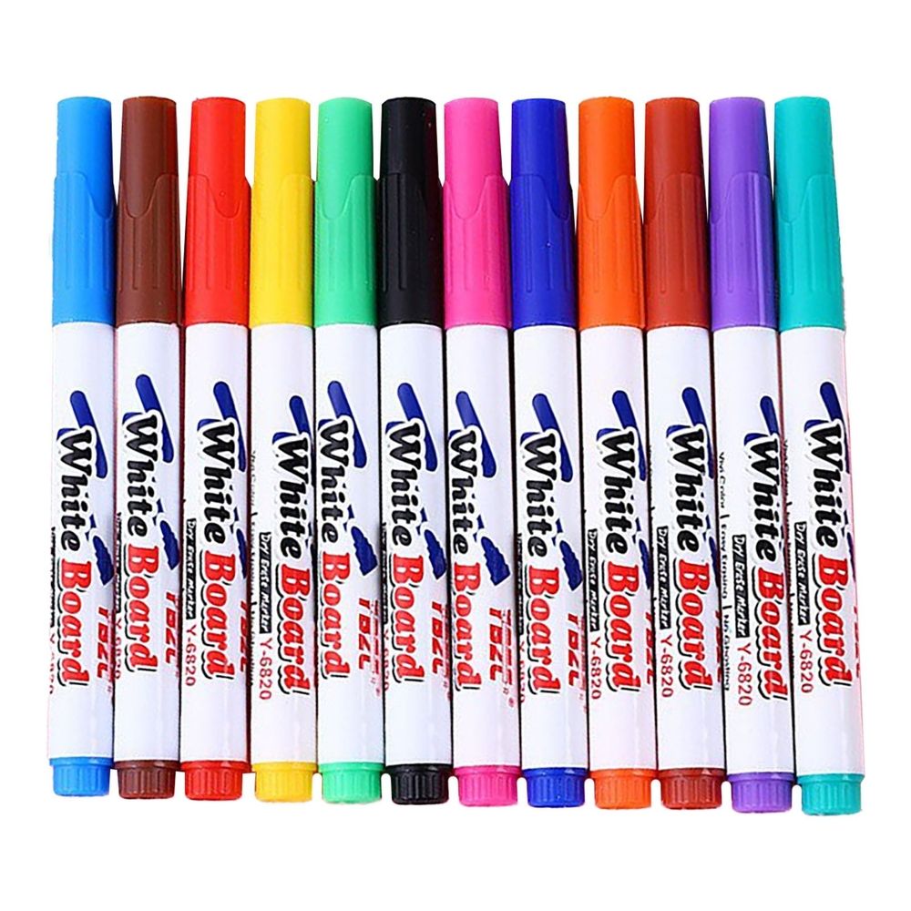 12 Magical Floating Drawings Bundle Kiddies Create Magical Floating Drawings Bundle Doodle Water Floating Pens With Ceramic Spoon 1ML Blank Story Book Glitter Markers for Kids Marker Kids Pencils