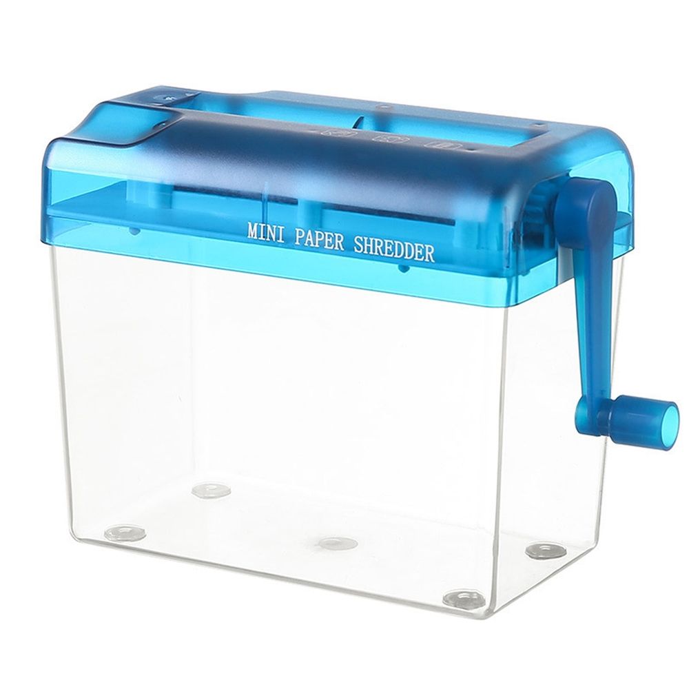 Back To School Supplies Desktop Hand Operated Office Home A6 Mini Manual Shredder