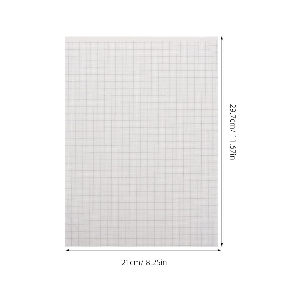 Engineering Notebook A4 Size with Tearable Grid Paper, Smooth Writing Portable Notepad, Blank Grid Paper Pad for Notes and Sketches