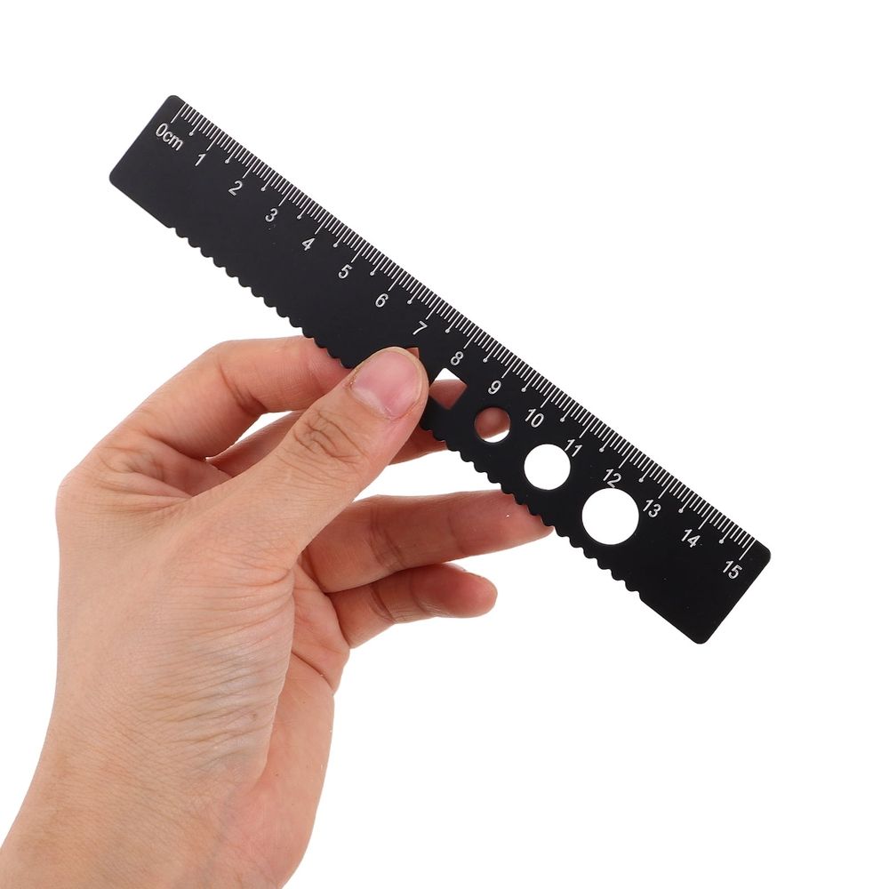 1 Set Geometry Ruler Set Scale Ruler Triangle Rulers Comprehensive Math Drafting Tools with Protractor Metal Geometry Kit for Precise Measurements