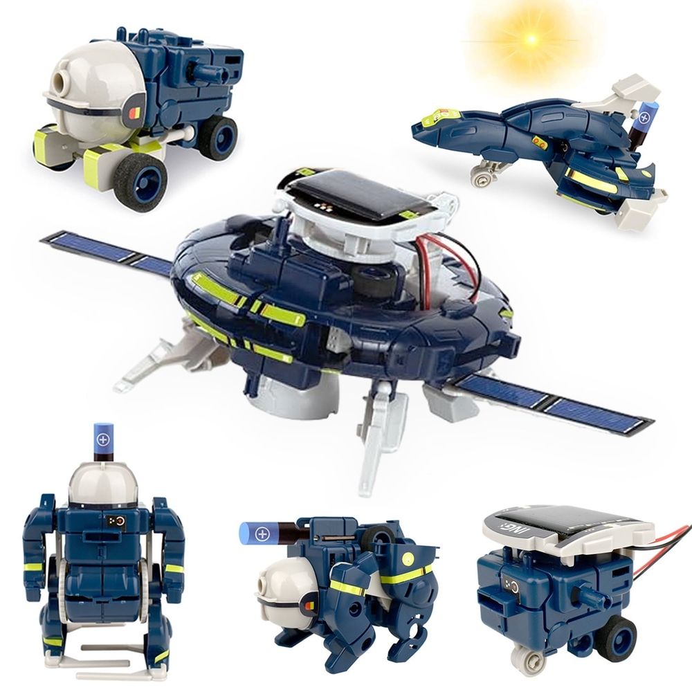 Stem Toys, Toys for 8 Year Old Boys, 6-in-1 Space Solar Robot Toys Kit, Science Kits for Kids 8 and up