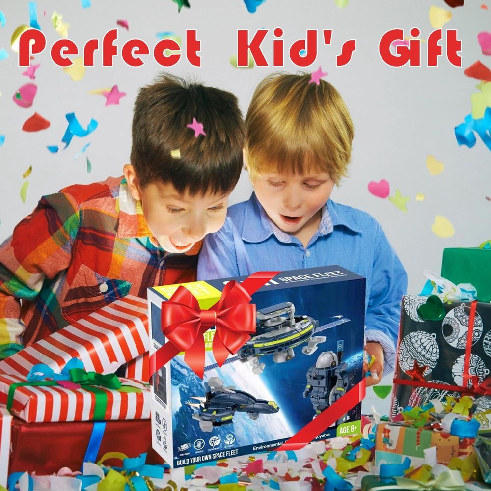 Stem Toys, Toys for 8 Year Old Boys, 6-in-1 Space Solar Robot Toys Kit, Science Kits for Kids 8 and up