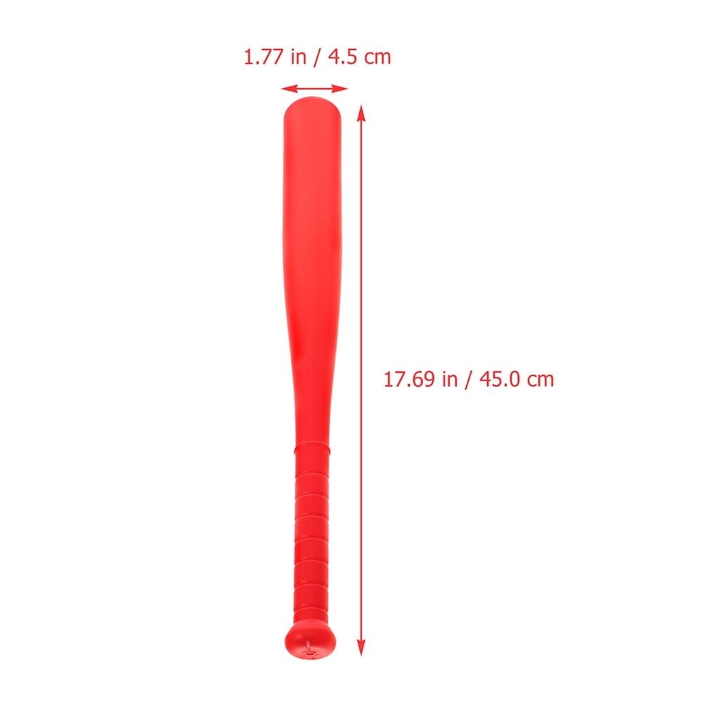 Baseball Bat and Ball Toy Set Red Plastic 1 Hand-Eye Coordination Development