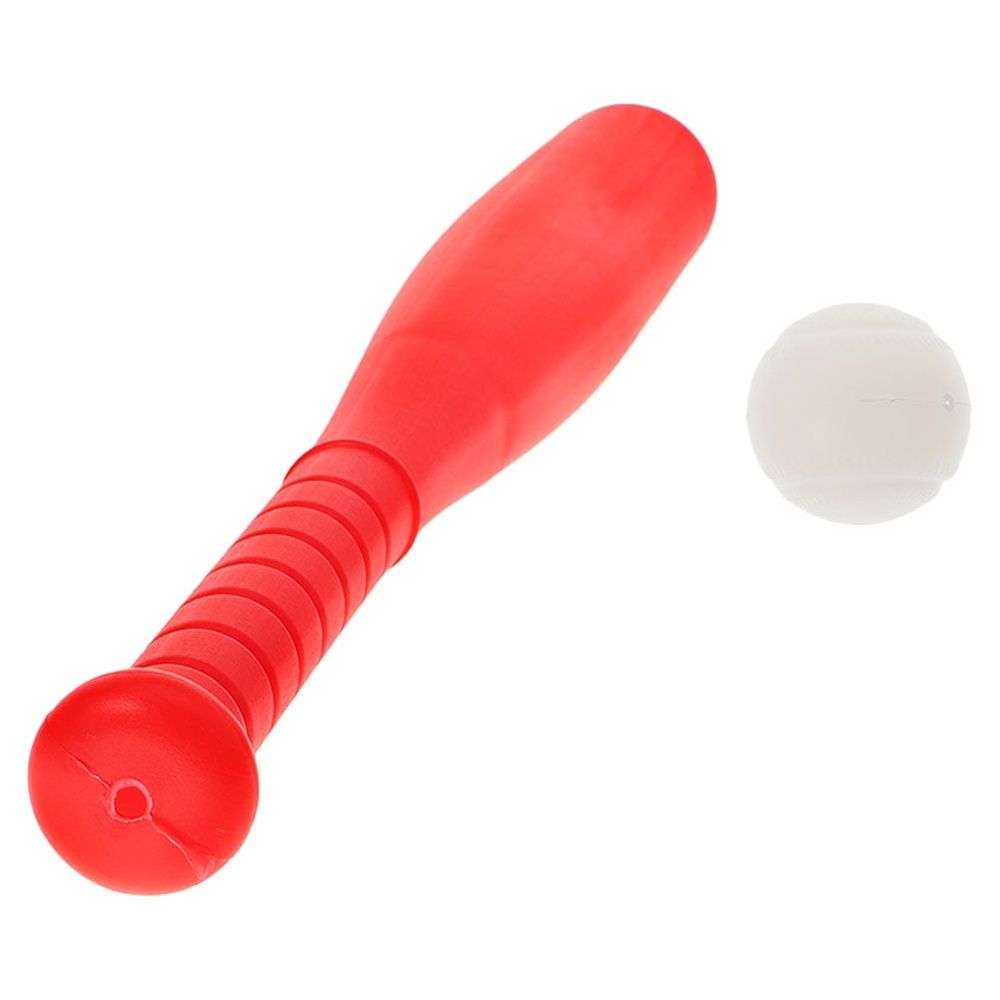 Baseball Bat and Ball Toy Set Red Plastic 1 Hand-Eye Coordination Development