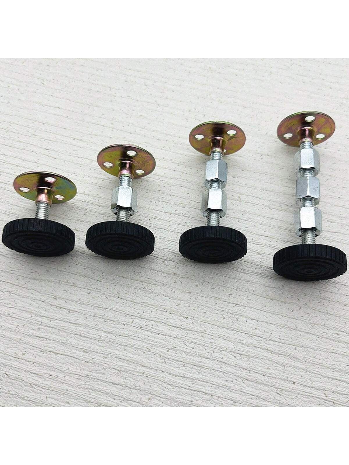 4PC Adjustable Bed Headboard Stabilizer – Prevents Shaking, Random Patterns, Easy Installation 64mm*85mm
