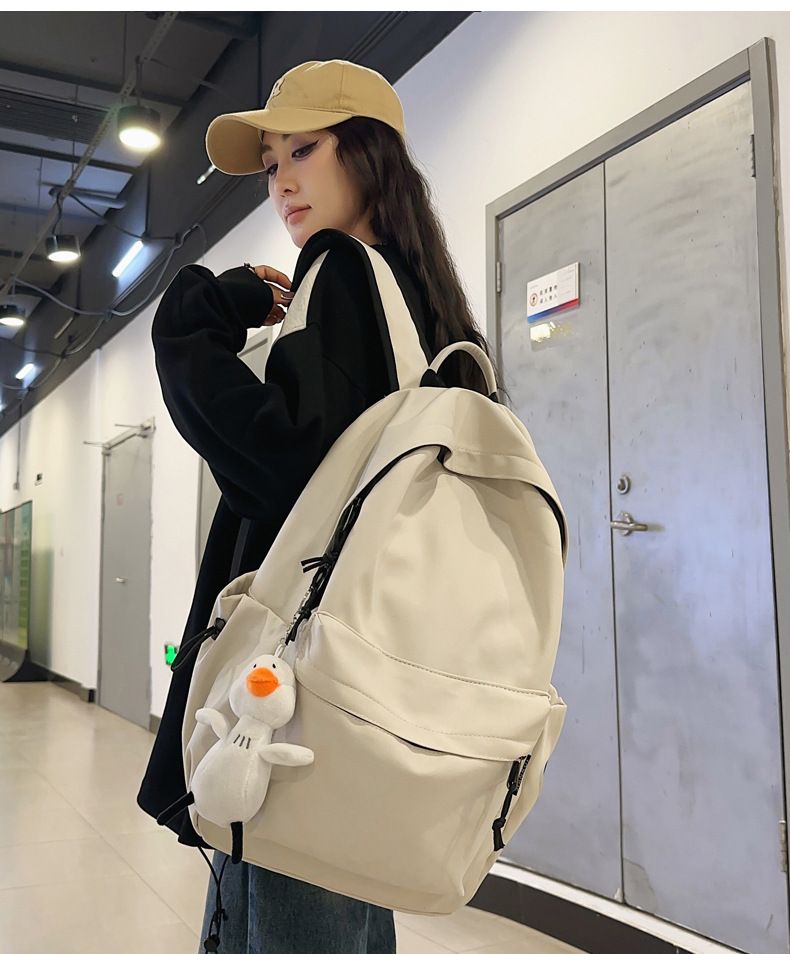 School Backpack for Girls,Waterproof High School Bookbag Cute Backpack for Teens Boys Simple School Bag College Backpack