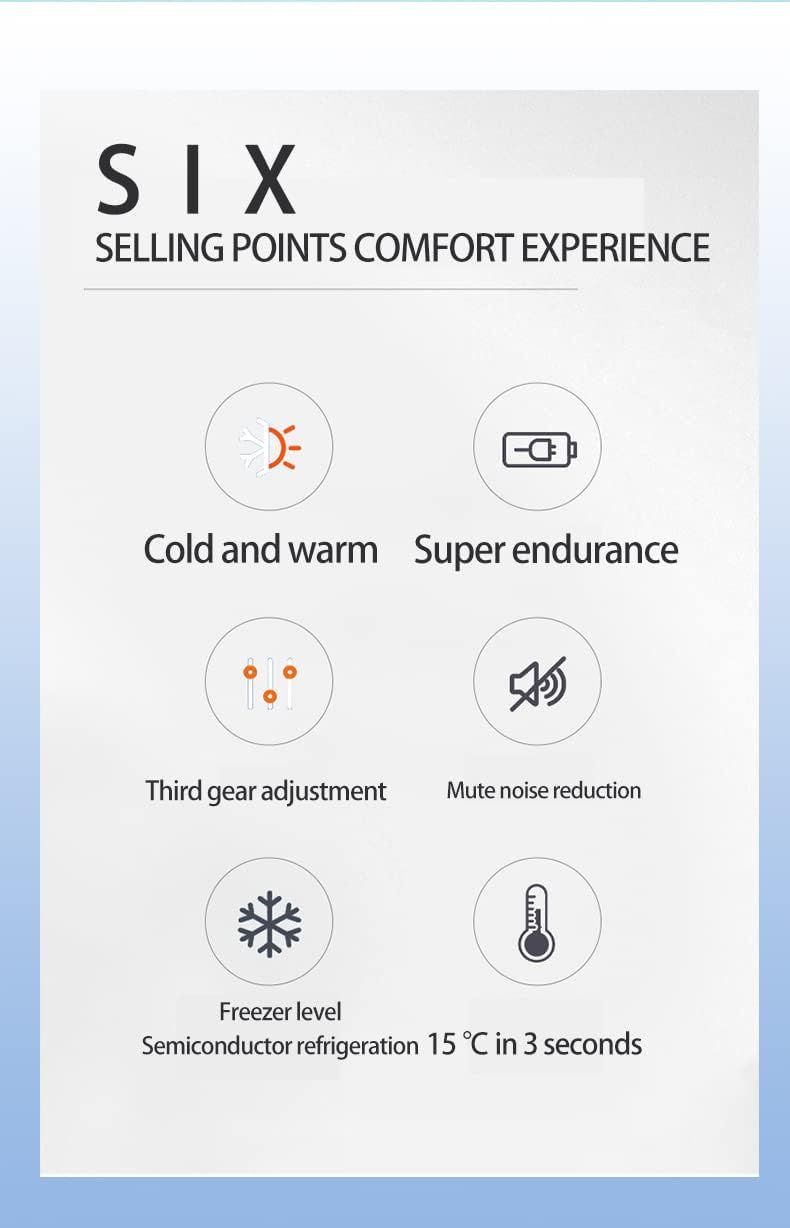 Space Heater Indoor Portable Fan Air Cooler Hanging Neck Fan Neckband Mobile Air Conditioner For Winter Heating Warmer Summer