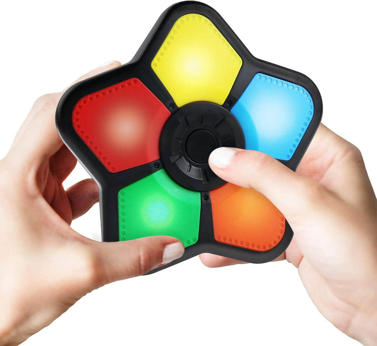 Electronic Memory Game with Lights and Sounds, Handheld Memory Game for Kids, Mind-Sharpening Brain Games for Kids and Adults