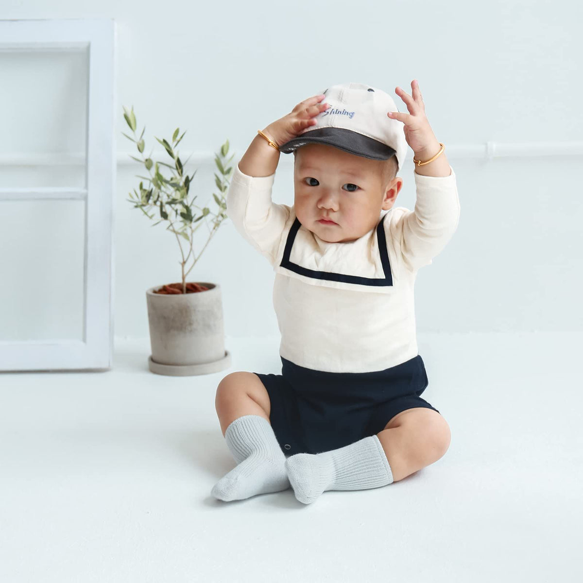 9 pairs Toddler Socks Unisex Baby Crew Socks for Infant Boys Girls Stretchy Cotton Socks Kids 0-36 Months