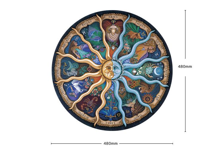 Puzzles for Adults 500 Piece Jigsaw Puzzles 500 Pieces for Adults Kids Puzzle Game Toys Gift Zodiac Horoscope