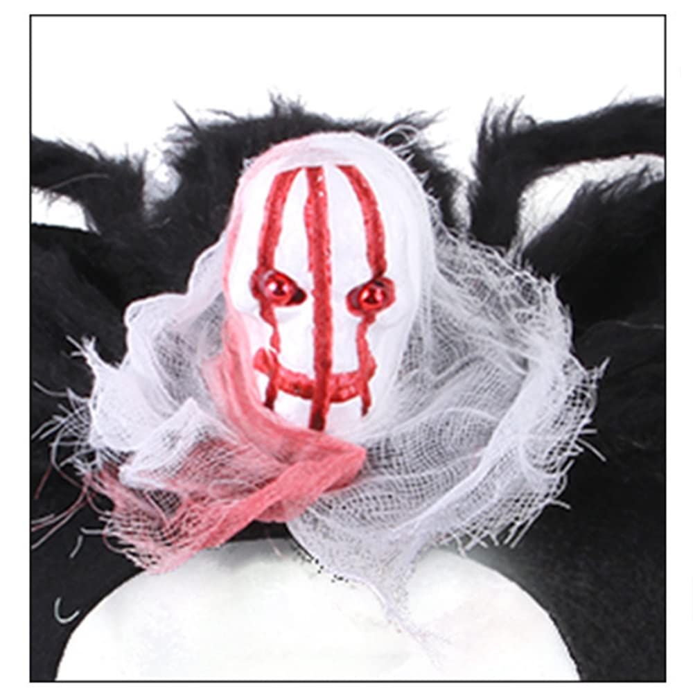 Halloween Pets Costume Dogs Spider Costume Pet Hats Costumes Puppy Cosplay Dress (Large Spider Costume Facial)