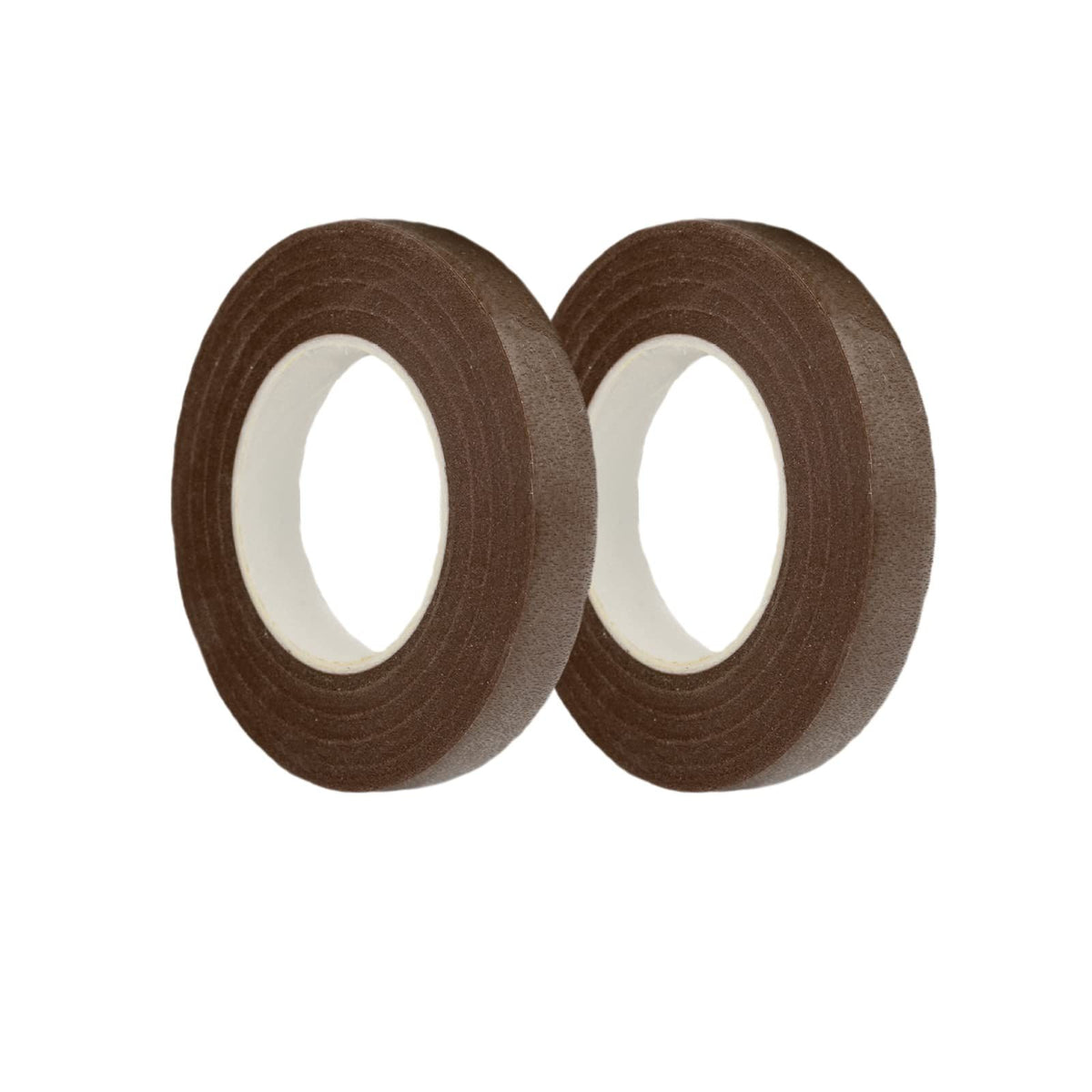 Floral Tape 0.43 inch Flower Tape Brown Floral Tape for Bouquets Floral Arranging Stem Wrap Craft (Brown, 22yards)