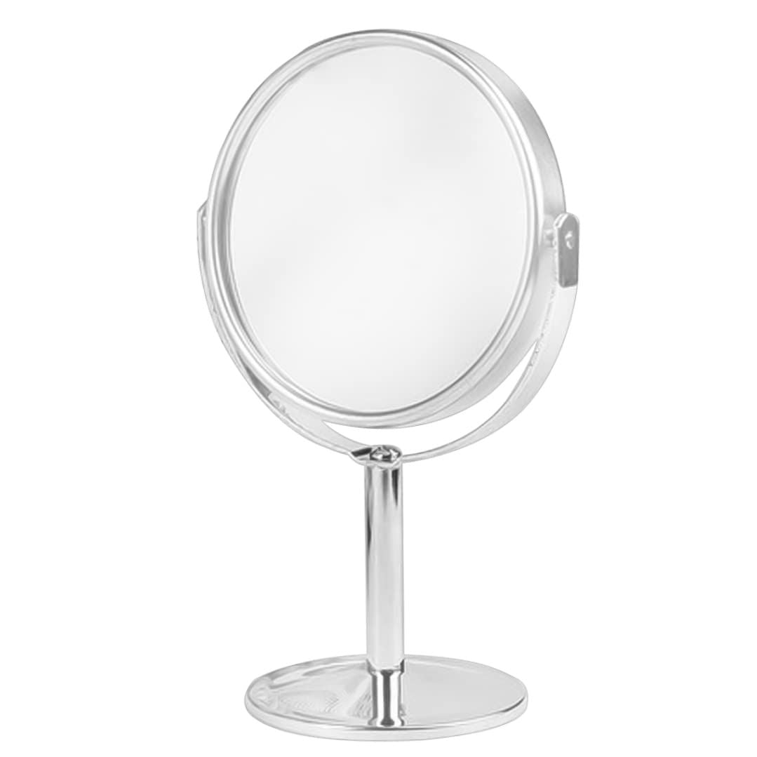 Vanity Makeup Mirror Two-Sided Swivel Vanity Mirror Magnification Makeup Standing Mirror Tabletop Vanity Mirror Beauty Tools